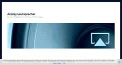 Desktop Screenshot of airplaylautsprecher.com