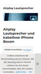 Mobile Screenshot of airplaylautsprecher.com